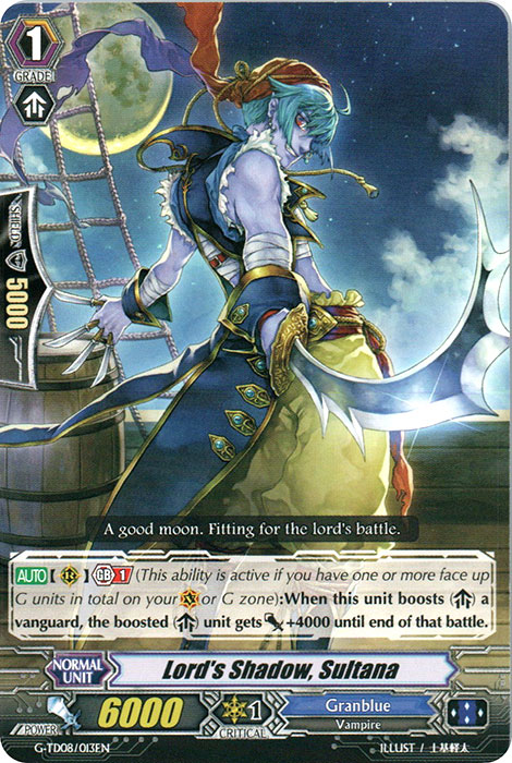 Lords Shadow, Sultana - G-TD08/013EN - TD