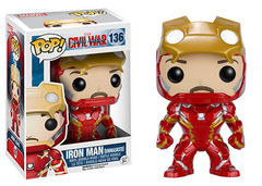 Marvel Series - #136 - Unmasked Iron Man (Civil War) [Hot Topic]