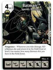 Batman - Speedy Recovery (Die & Card Combo)
