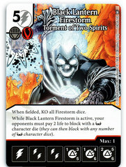 Black Lantern Firestorm - Torment of Two Spirits (Die & Card Combo)