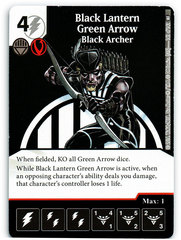 Black Lantern Green Arrow - Black Archer (Die & Card Combo)