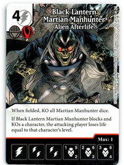 Black Lantern Martian Manhunter - Alien Afterlife (Die & Card Combo)