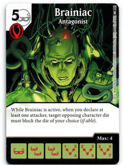 Brainiac - Antagonist (Die & Card Combo)