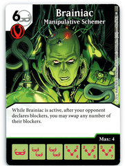 Brainiac - Manipulative Schemer (Die & Card Combo)