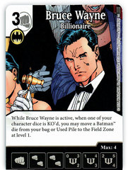Bruce Wayne - Billionaire (Die & Card Combo)