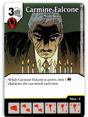 Carmine Falcone - Mob Boss (Die & Card Combo)