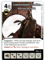Commissioner Gordon - Rallying the GCPD (Die & Card Combo)