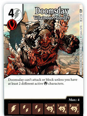 Doomsday - Villainous Monster (Die & Card Combo)