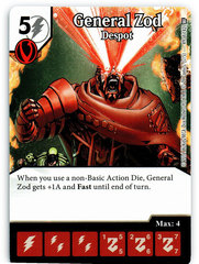 General Zod - Despot (Die & Card Combo)
