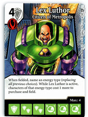 Lex Luthor - Citizen of Metropolis (Die & Card Combo)