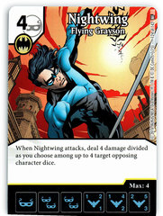 Nightwing - Flying Grayson (Die & Card Combo)