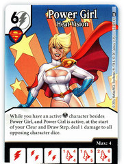 Power Girl - Heat Vision (Die & Card Combo)