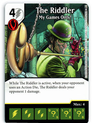 The Riddler - My Games Only! (Die & Card Combo)