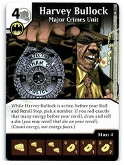 Harvey Bullock - Major Crimes Unit (Die & Card Combo)