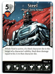 Steel - Metal-Zero Armor (Die & Card Combo)