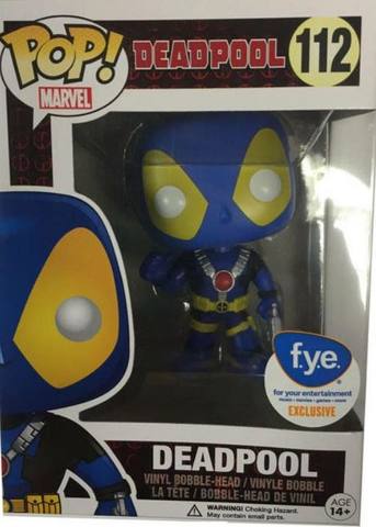 Marvel Series - #112 - Blue/Yellow Deadpool [FYE]