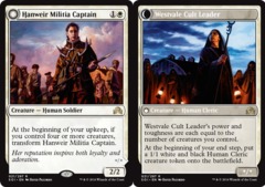 Hanweir Militia Captain // Westvale Cult Leader - Foil