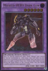 Masked HERO Dark Law - OP01-EN003 - Ultimate Rare - Unlimited Edition