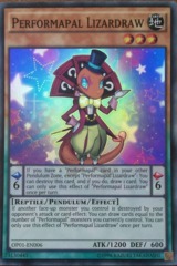 Performapal Lizardraw - OP01-EN006 - Super Rare - Unlimited Edition