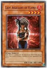 Lady Assailant of Flames - LON-EN035 - Common - Unlimited Edition