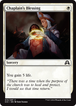 Chaplains Blessing - Foil