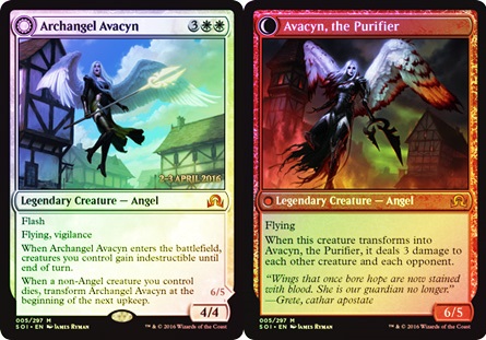 Archangel Avacyn - Foil - Prerelease Promo