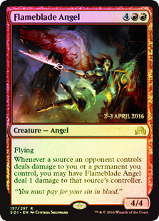 Flameblade Angel - Foil - Prerelease Promo