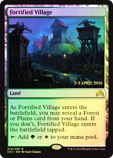 Fortified Village - Foil - Prerelease Promo