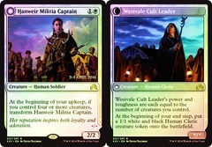 Hanweir Militia Captain // Westvale Cult Leader - Foil - Prerelease Promo