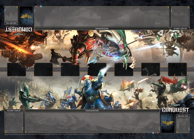Conquest LCG - Unending War Two-Player Playmat