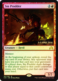 Sin Prodder - Foil - Prerelease Promo