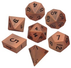 16mm Metal Poly Set: Antique Copper