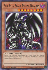 Red-Eyes Black Metal Dragon - MIL1-EN035 - Common - 1st Edition