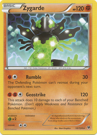 Zygarde - 53/124 - Rare