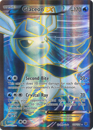 Glaceon-EX - 116/124 - Full Art EX