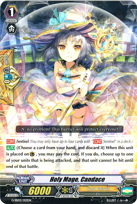 Holy Mage, Candace - G-SD02/012EN Holy Mage, Candace - G-SD02/012EN