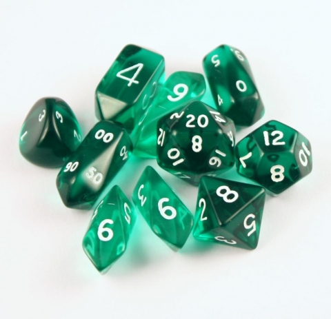 10 Piece Hybrid Translucent - Green