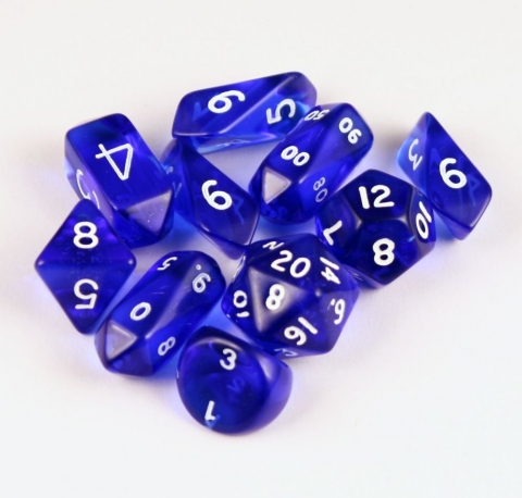 10 Piece Hybrid Translucent - Blue
