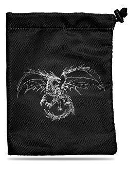 UP DICE BAG - BLACK DRAGON
