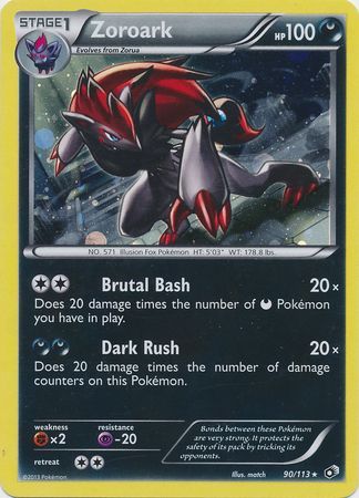 Zoroark - 90/113 - Cosmos Holo - Promo