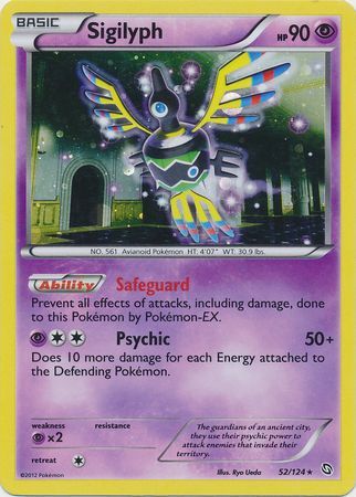 Sigilyph - 52/124 - Cosmos Holo - Promo