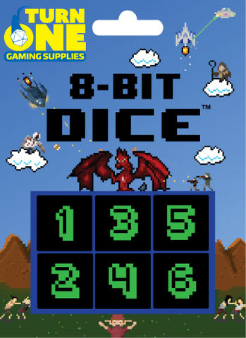 8-Bit Dice - Monochrome