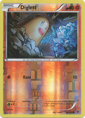 Diglett - 36/124 - Common - Reverse Holo