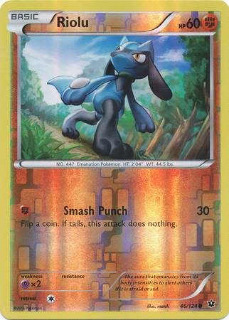 Riolu - 46/124 - Common - Reverse Holo