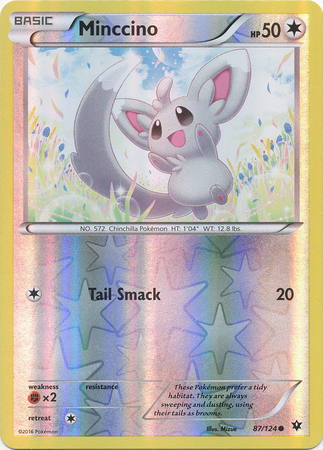 Minccino - 87/124 - Common - Reverse Holo