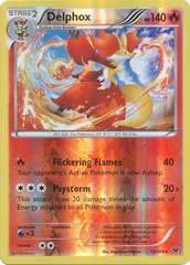 Delphox - 13/124 - Holo Rare - Reverse Holo