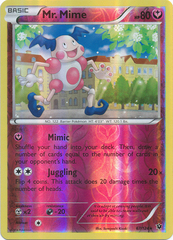 Mr. Mime - 67/124 - Rare - Reverse Holo