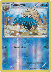 Omanyte - 17/124 - Uncommon - Reverse Holo