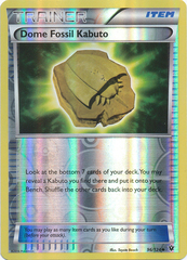 Dome Fossil Kabuto - 96/124 - Uncommon - Reverse Holo