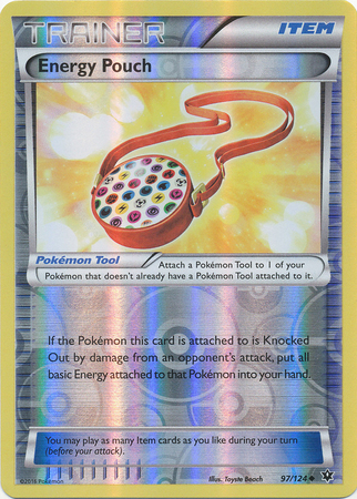 Energy Pouch - 97/124 - Uncommon - Reverse Holo